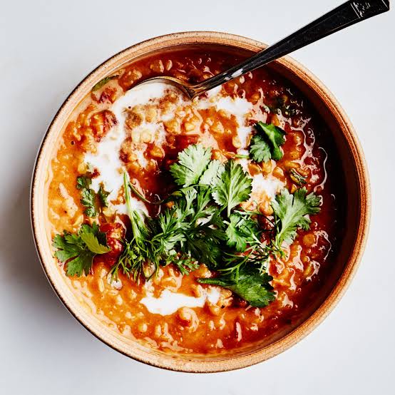 Tomato Curry Leaves Soup